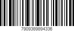 Código de barras (EAN, GTIN, SKU, ISBN): '7909389894336'