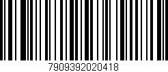 Código de barras (EAN, GTIN, SKU, ISBN): '7909392020418'