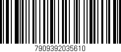 Código de barras (EAN, GTIN, SKU, ISBN): '7909392035610'