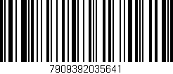 Código de barras (EAN, GTIN, SKU, ISBN): '7909392035641'