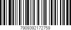 Código de barras (EAN, GTIN, SKU, ISBN): '7909392172759'