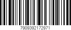 Código de barras (EAN, GTIN, SKU, ISBN): '7909392172971'