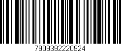 Código de barras (EAN, GTIN, SKU, ISBN): '7909392220924'