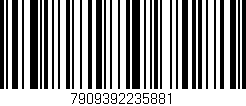 Código de barras (EAN, GTIN, SKU, ISBN): '7909392235881'