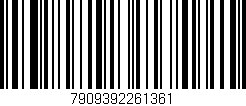 Código de barras (EAN, GTIN, SKU, ISBN): '7909392261361'