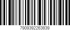 Código de barras (EAN, GTIN, SKU, ISBN): '7909392263839'