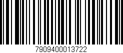 Código de barras (EAN, GTIN, SKU, ISBN): '7909400013722'