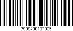 Código de barras (EAN, GTIN, SKU, ISBN): '7909400197835'