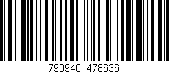 Código de barras (EAN, GTIN, SKU, ISBN): '7909401478636'