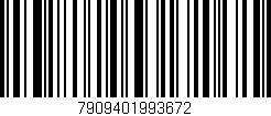 Código de barras (EAN, GTIN, SKU, ISBN): '7909401993672'