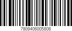Código de barras (EAN, GTIN, SKU, ISBN): '7909406005806'