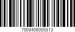 Código de barras (EAN, GTIN, SKU, ISBN): '7909406005813'