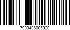 Código de barras (EAN, GTIN, SKU, ISBN): '7909406005820'