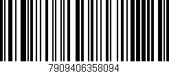 Código de barras (EAN, GTIN, SKU, ISBN): '7909406358094'