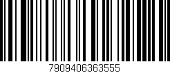 Código de barras (EAN, GTIN, SKU, ISBN): '7909406363555'