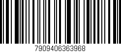Código de barras (EAN, GTIN, SKU, ISBN): '7909406363968'
