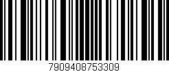 Código de barras (EAN, GTIN, SKU, ISBN): '7909408753309'