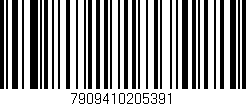 Código de barras (EAN, GTIN, SKU, ISBN): '7909410205391'