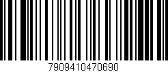Código de barras (EAN, GTIN, SKU, ISBN): '7909410470690'