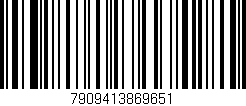 Código de barras (EAN, GTIN, SKU, ISBN): '7909413869651'
