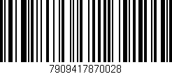 Código de barras (EAN, GTIN, SKU, ISBN): '7909417870028'