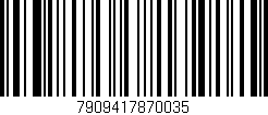 Código de barras (EAN, GTIN, SKU, ISBN): '7909417870035'