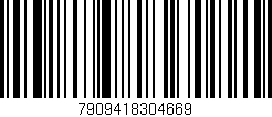 Código de barras (EAN, GTIN, SKU, ISBN): '7909418304669'