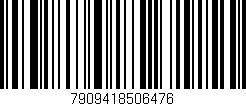 Código de barras (EAN, GTIN, SKU, ISBN): '7909418506476'