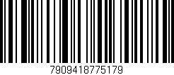 Código de barras (EAN, GTIN, SKU, ISBN): '7909418775179'