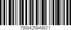 Código de barras (EAN, GTIN, SKU, ISBN): '7909425649821'