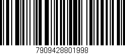 Código de barras (EAN, GTIN, SKU, ISBN): '7909428801998'