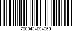 Código de barras (EAN, GTIN, SKU, ISBN): '7909434094360'