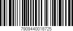 Código de barras (EAN, GTIN, SKU, ISBN): '7909440018725'