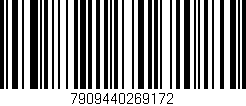 Código de barras (EAN, GTIN, SKU, ISBN): '7909440269172'