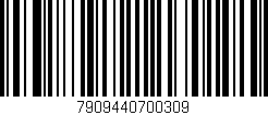 Código de barras (EAN, GTIN, SKU, ISBN): '7909440700309'