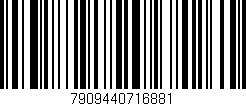 Código de barras (EAN, GTIN, SKU, ISBN): '7909440716881'