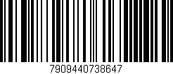 Código de barras (EAN, GTIN, SKU, ISBN): '7909440738647'