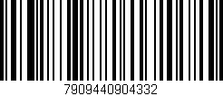 Código de barras (EAN, GTIN, SKU, ISBN): '7909440904332'