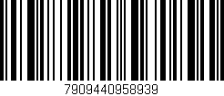 Código de barras (EAN, GTIN, SKU, ISBN): '7909440958939'