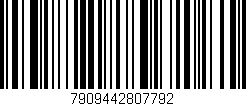 Código de barras (EAN, GTIN, SKU, ISBN): '7909442807792'