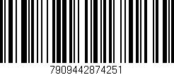 Código de barras (EAN, GTIN, SKU, ISBN): '7909442874251'