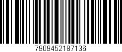Código de barras (EAN, GTIN, SKU, ISBN): '7909452187136'