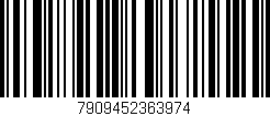 Código de barras (EAN, GTIN, SKU, ISBN): '7909452363974'