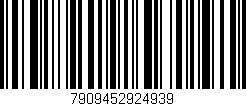 Código de barras (EAN, GTIN, SKU, ISBN): '7909452924939'