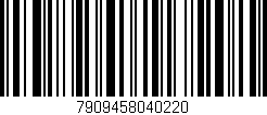Código de barras (EAN, GTIN, SKU, ISBN): '7909458040220'