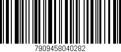 Código de barras (EAN, GTIN, SKU, ISBN): '7909458040282'