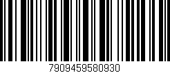 Código de barras (EAN, GTIN, SKU, ISBN): '7909459580930'