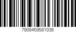 Código de barras (EAN, GTIN, SKU, ISBN): '7909459581036'