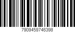 Código de barras (EAN, GTIN, SKU, ISBN): '7909459746398'