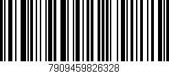 Código de barras (EAN, GTIN, SKU, ISBN): '7909459826328'